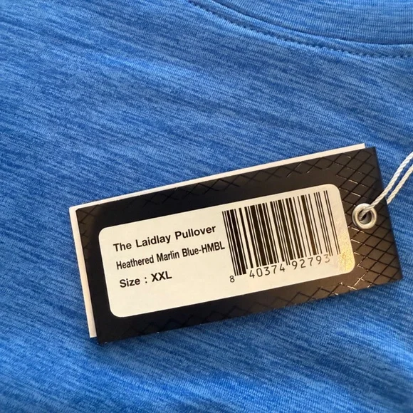 Holderness & Bourne Men's XXL The Laidlay Pullover Marlin Blue MSRP $130